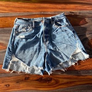 🌸 AE Highest Waist Denim Mom Shorts 🌸